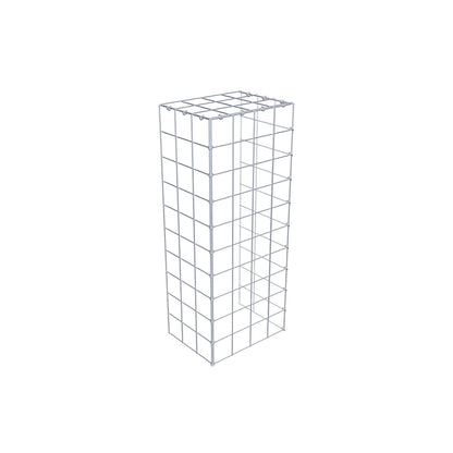 Gabião Tipo 4 100 cm x 30 cm x 40 cm (C x A x P), malhagem 10 cm x 10 cm, anel C