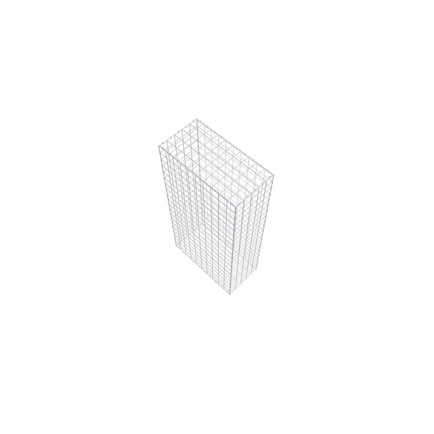 Gavión 200 cm x 100 cm x 50 cm (L x A x P), malla 10 cm x 10 cm, anillo en C