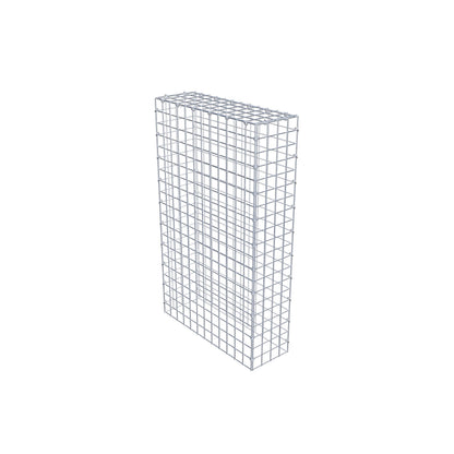 Gavión adicional tipo 3 100 cm x 60 cm x 20 cm (L x A x P), malla 5 cm x 5 cm, anillo en C