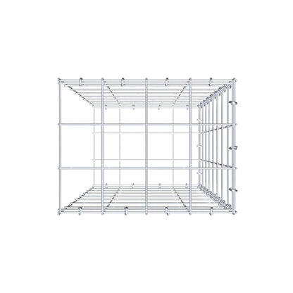 Gabião Tipo 2 80 cm x 40 cm x 30 cm (C x A x P), malhagem 10 cm x 10 cm, anel C