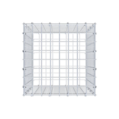 Gabion 40 cm x 40 cm x 40 cm (L x H x D), mesh size 5 cm x 5 cm, C-ring