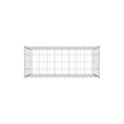 Gavión 100 cm x 60 cm x 40 cm (L x A x P), luz de malla 10 cm x 10 cm, en espiral