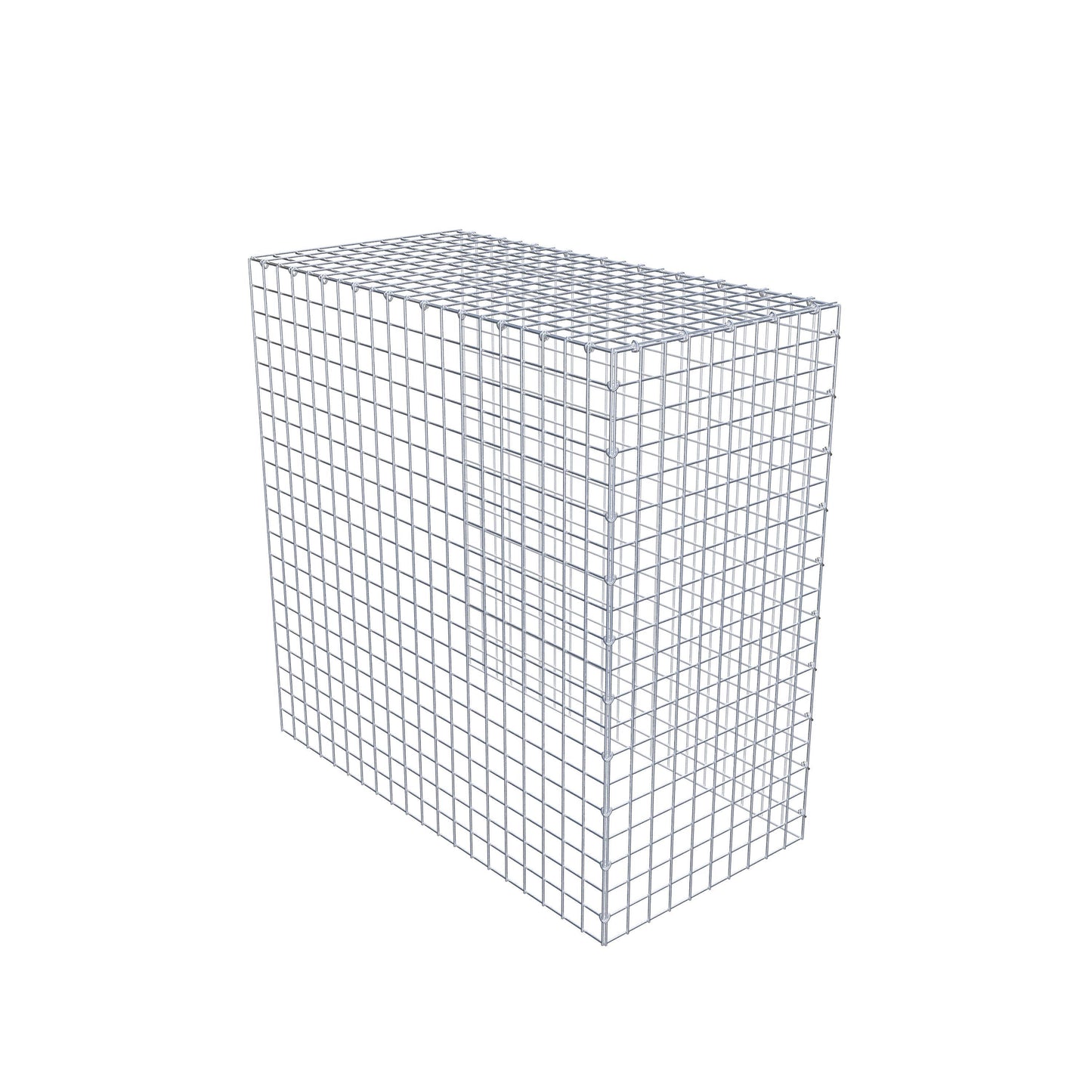 Gabião Tipo 4 100 cm x 100 cm x 50 cm (C x A x P), malhagem 5 cm x 5 cm, anel C