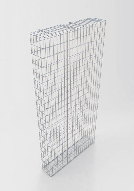 Gavión galvanizado en caliente 102 cm x 202 cm x 22 cm, malla 5 cm x 10 cm, totalmente soldado