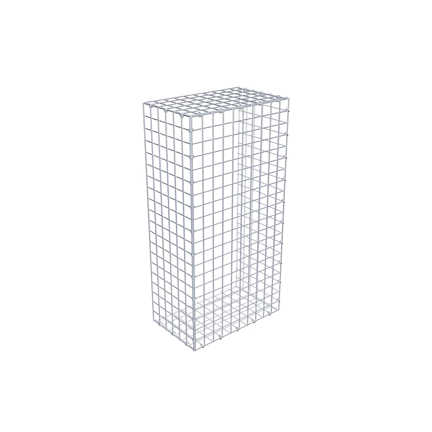 Anbaugabione Typ 2 100 cm x 30 cm x 50 cm (L x H x T), Maschenweite 5 cm x 5 cm, C-Ring