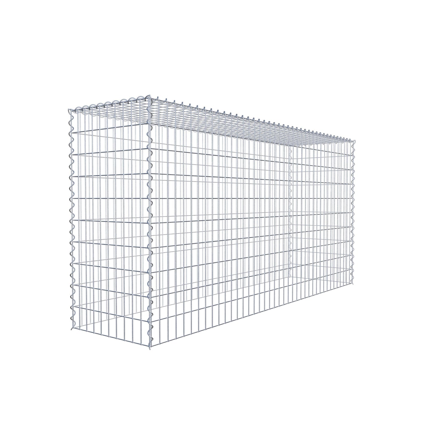 Gavión adicional tipo 3 200 cm x 100 cm x 50 cm (L x A x P), malla 5 cm x 10 cm, en espiral