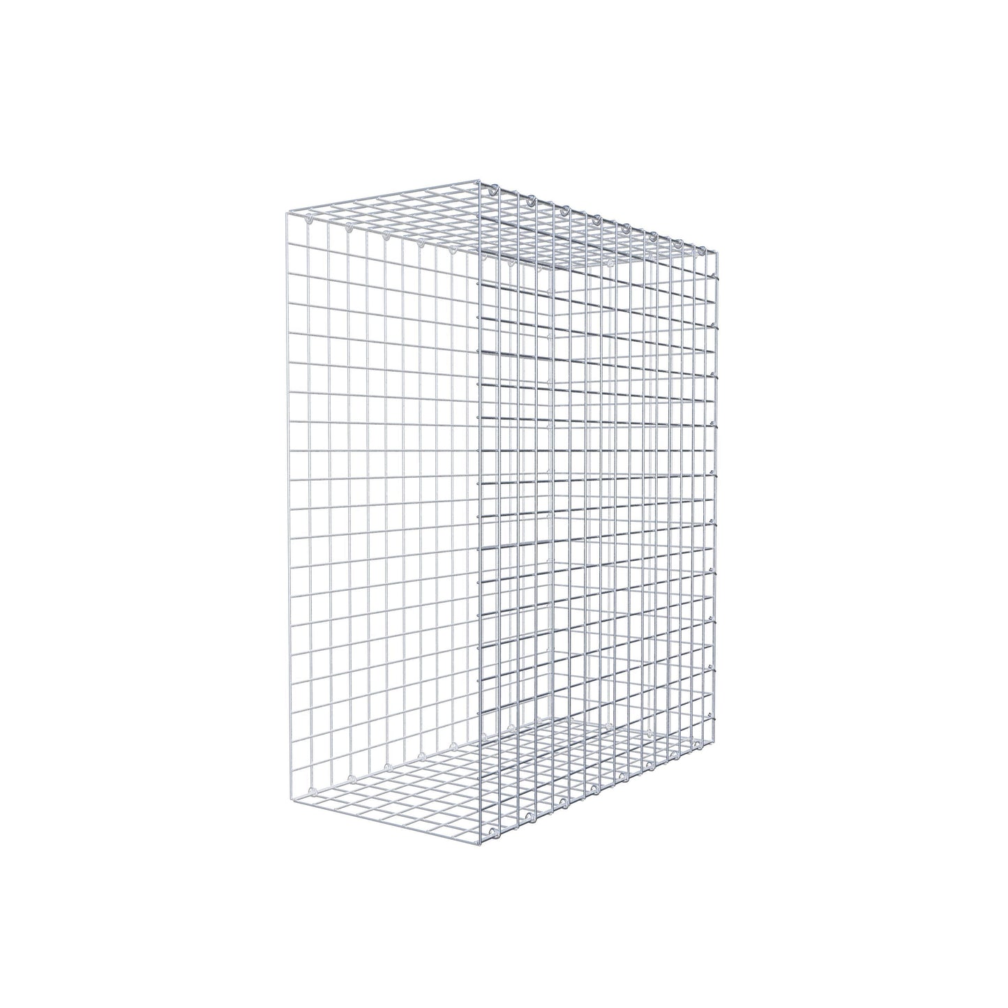 Type 2 oplegkorf 100 cm x 80 cm x 40 cm (L x H x D), maaswijdte 5 cm x 5 cm, C-ring