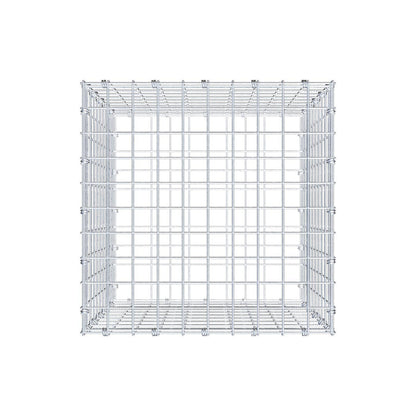 Gabião 50 cm x 50 cm x 50 cm (C x A x P), malhagem 5 x 5 cm, anel espiral