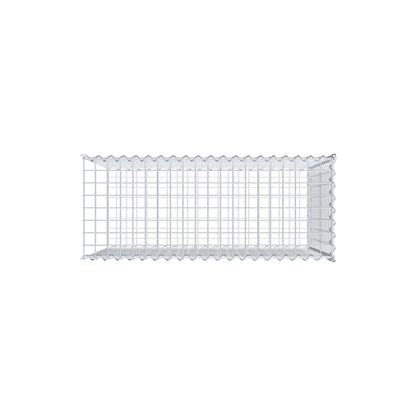 Add-on schanskorf type 2 100 cm x 70 cm x 40 cm (L x H x D), maaswijdte 5 cm x 5 cm, spiraalvormig