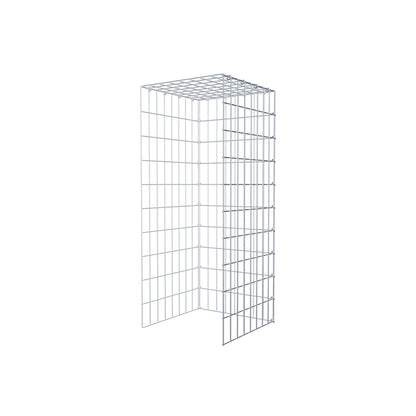 Gabião tipo 4 100 cm x 40 cm x 40 cm (C x A x P), malhagem 5 cm x 10 cm, anel C