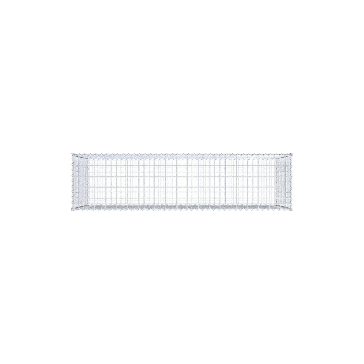 Gabion 200 cm x 100 cm x 50 cm (L x H x P), mailles 5 cm x 5 cm, spirale