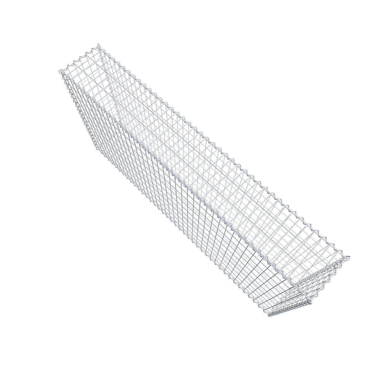 Gabion 200 cm x 100 cm x 30 cm (L x H x D), maskstorlek 5 cm x 10 cm, spiral