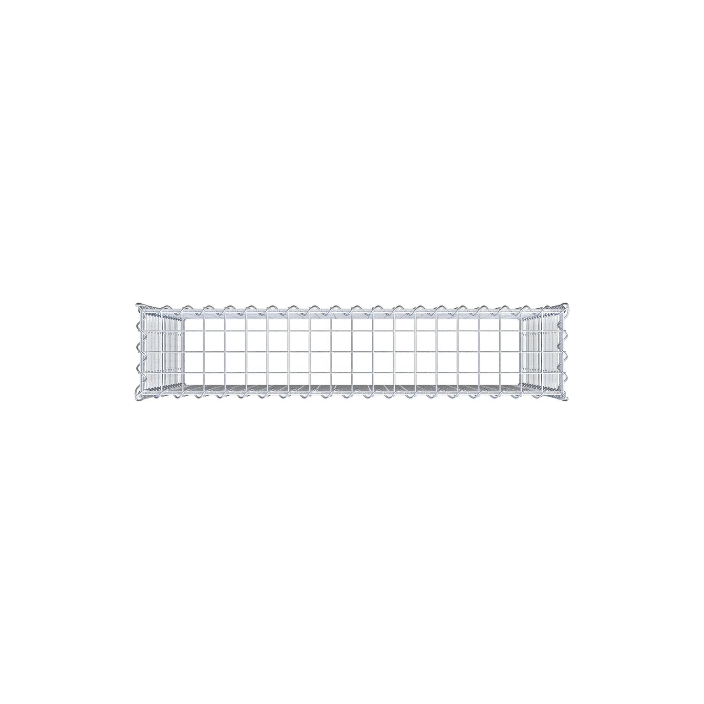Anbaugabione Typ 3 100 cm x 80 cm x 20 cm (L x H x T), Maschenweite 5 cm x 5 cm, Spirale