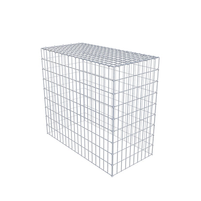 Gabbione aggiuntivo di tipo 3 100 cm x 90 cm x 50 cm (L x H x P), maglia 5 cm x 10 cm, anello a C