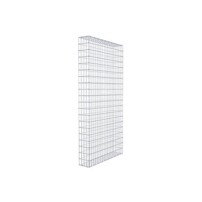 Gabion 200 cm x 100 cm x 20 cm (L x H x P), mailles 5 cm x 10 cm, anneau en C