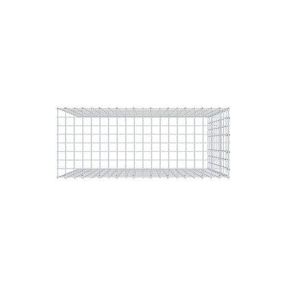 Monteret gabion type 4 100 cm x 100 cm x 40 cm (L x H x D), maskestørrelse 5 cm x 10 cm, C-ring