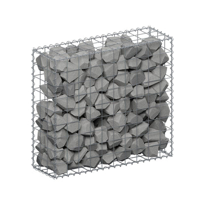 Gabião 100 cm x 90 cm x 30 cm (C x A x P), malhagem 10 cm x 10 cm, espiral