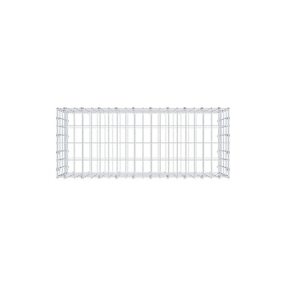 Gabião 100 cm x 40 cm x 40 cm (C x A x P), malhagem 5 x 10 cm, anel espiral