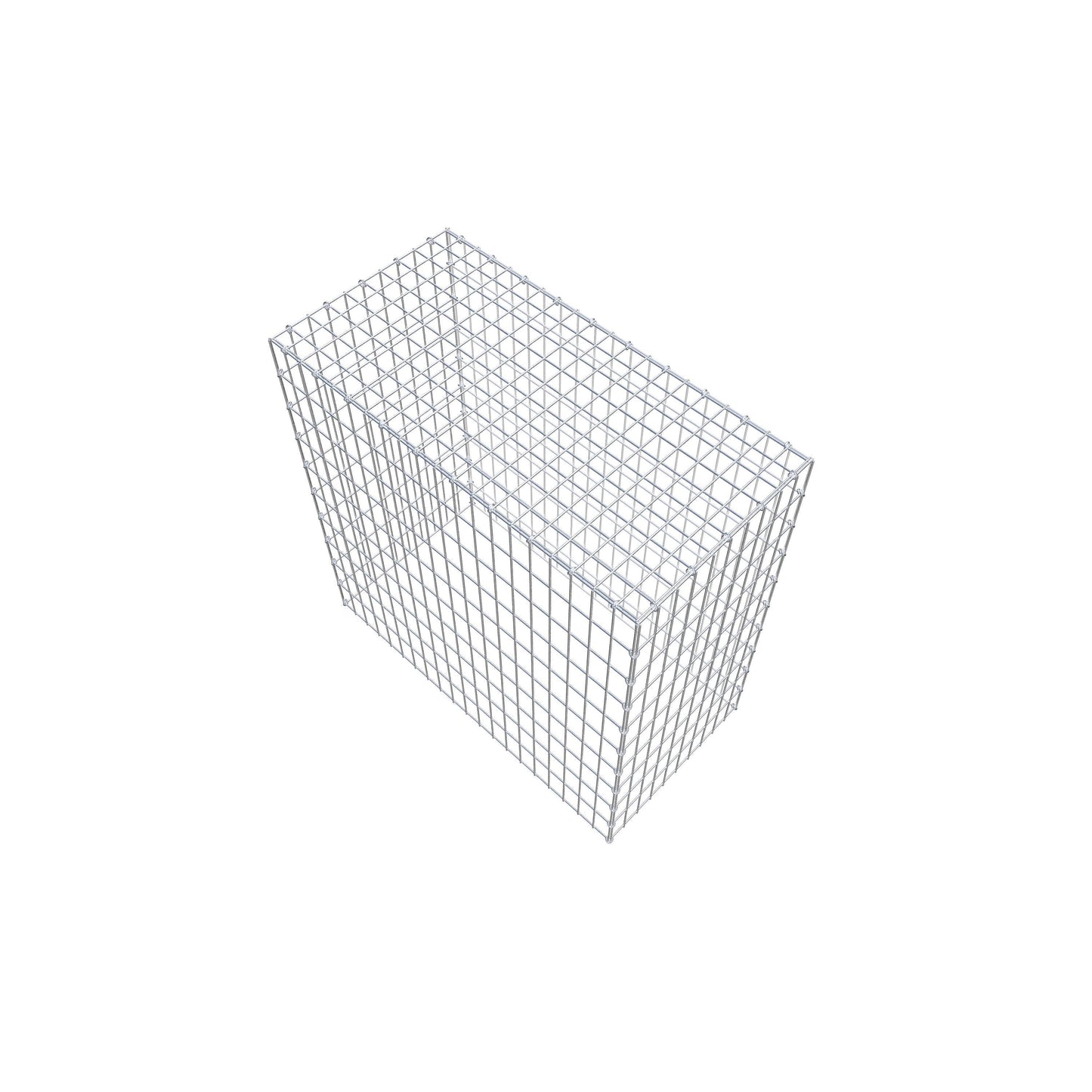 Monteret gabion type 3 100 cm x 100 cm x 50 cm (L x H x D), maskestørrelse 5 cm x 10 cm, C-ring
