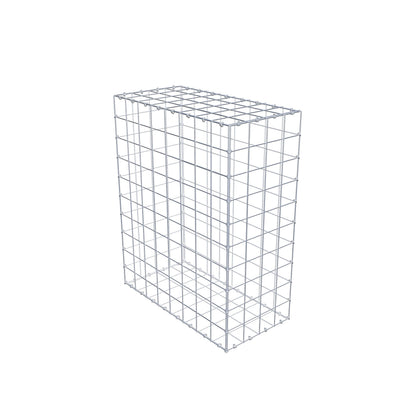 Gabbione 100 cm x 80 cm x 40 cm (L x H x P), maglia 10 cm x 10 cm, anello a C