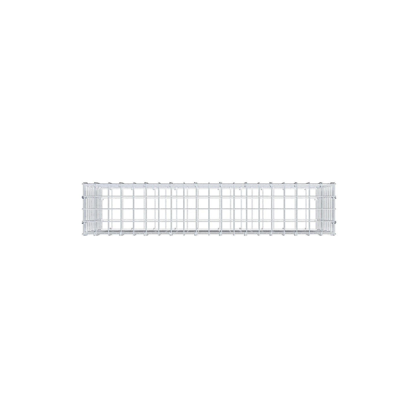 Gabione 100 cm x 50 cm x 20 cm (L x H x T), Maschenweite 5 cm x 5 cm, C-Ring