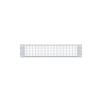 Gabione 100 cm x 50 cm x 20 cm (L x H x T), Maschenweite 5 cm x 5 cm, C-Ring