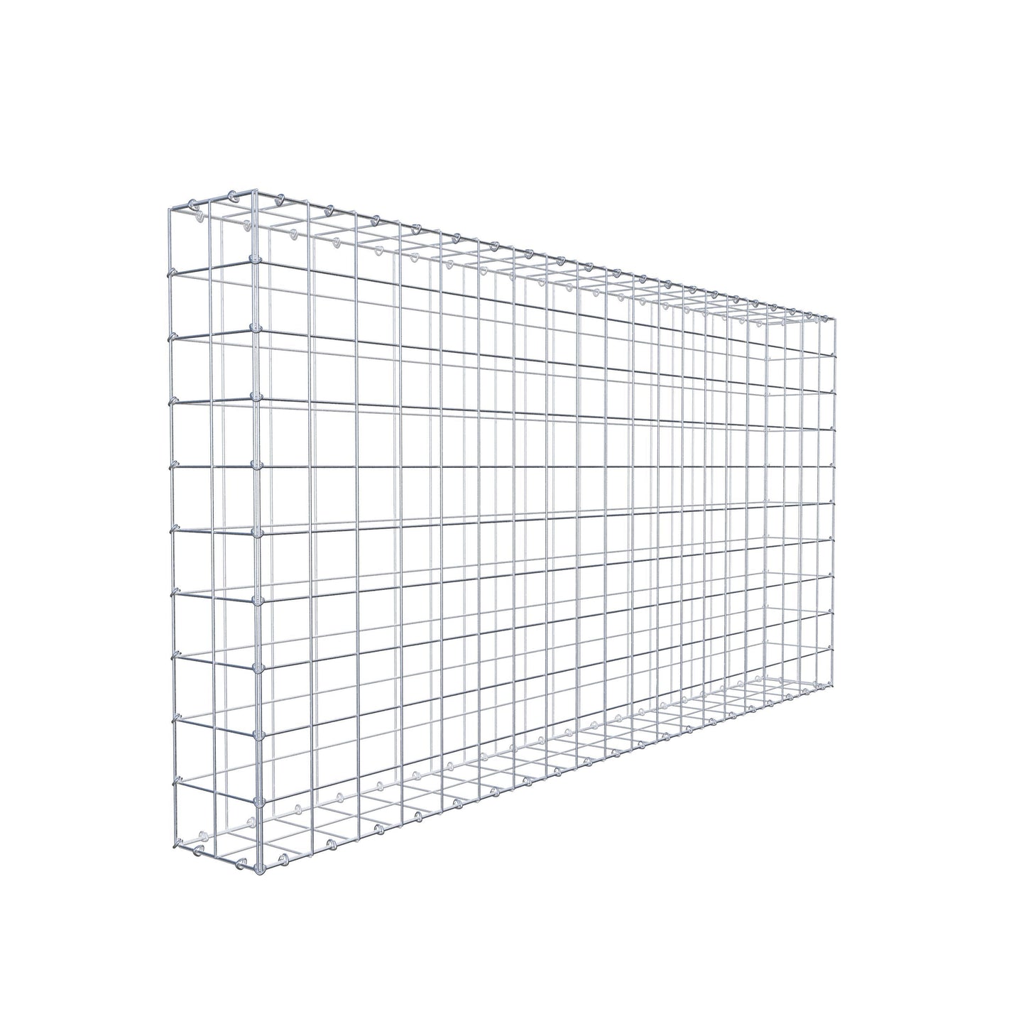 Gabione 200 cm x 100 cm x 20 cm (L x H x T), Maschenweite 10 cm x 10 cm, C-Ring