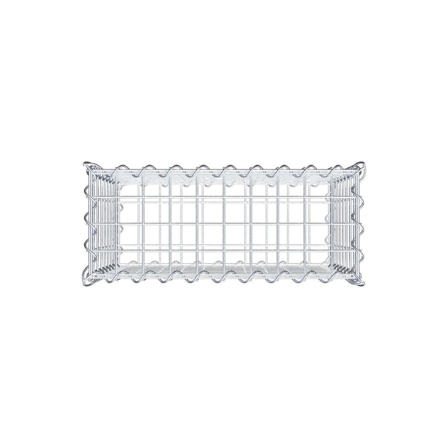 Gabion 50 cm x 40 cm x 20 cm (L x H x P), mailles 5 cm x 5 cm, spirale