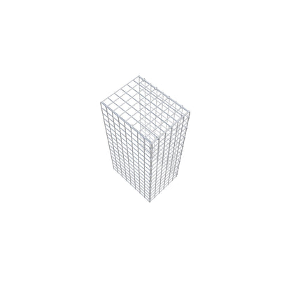 Gabião Tipo 4 80 cm x 40 cm x 30 cm (C x A x P), malhagem 5 cm x 5 cm, anel C