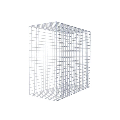 Monteret gabion type 2 100 cm x 100 cm x 50 cm (L x H x D), maskestørrelse 5 cm x 5 cm, C-ring