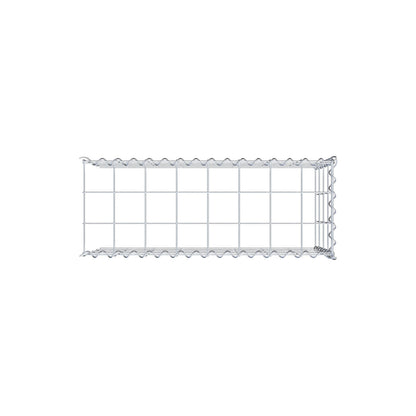Gabião tipo 4 80 cm x 40 cm x 30 cm (C x A x P), malhagem 10 cm x 10 cm, espiral