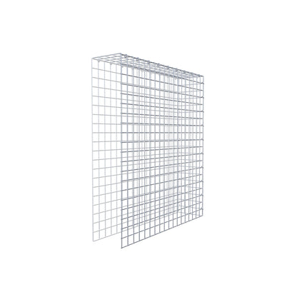 Gabião Tipo 4 100 cm x 90 cm x 20 cm (C x A x P), malhagem 5 cm x 5 cm, anel C