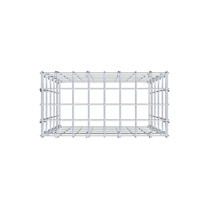 Monteret gabion type 3 50 cm x 40 cm x 20 cm (L x H x D), maskestørrelse 5 cm x 10 cm, C-ring