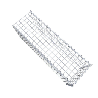 Opvokset gabion type 4 100 cm x 40 cm x 30 cm (L x H x D), maskestørrelse 5 cm x 10 cm, spiral