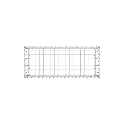 Gabião tipo 3 100 cm x 50 cm x 40 cm (C x A x P), malhagem 5 cm x 10 cm, espiral