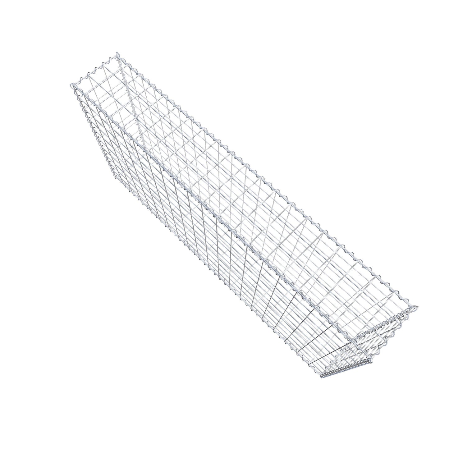 Gabion 200 cm x 100 cm x 30 cm (L x H x D), maskstorlek 10 cm x 10 cm, spiral