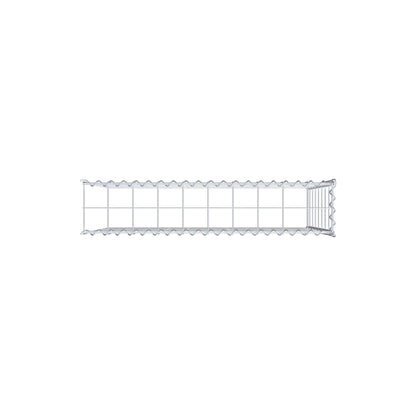 Gabião tipo 4 100 cm x 80 cm x 20 cm (C x A x P), malhagem 10 cm x 10 cm, espiral