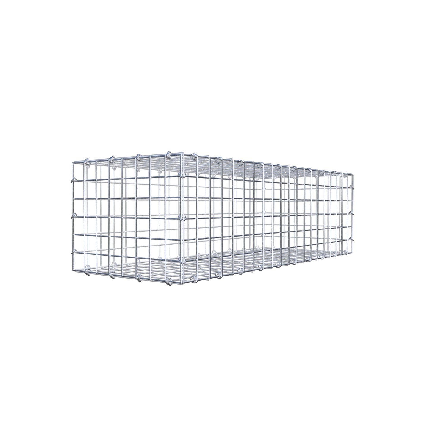 Gabion 100 cm x 30 cm x 40 cm (L x H x D), maskestørrelse 5 cm x 5 cm, C-ring