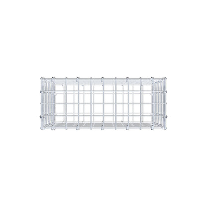 Gabião 50 cm x 40 cm x 20 cm (C x A x P), malhagem 5 cm x 5 cm, anel C