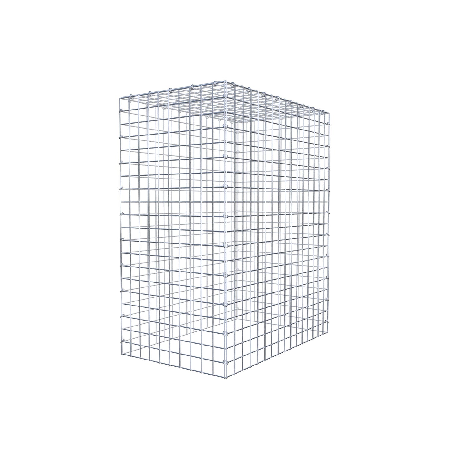 Gavión complementario de tipo 3 100 cm x 80 cm x 50 cm (L x A x P), malla 5 cm x 5 cm, anillo en C