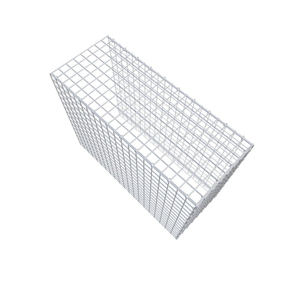 Gabião Tipo 4 100 cm x 80 cm x 40 cm (C x A x P), malhagem 5 cm x 5 cm, anel C