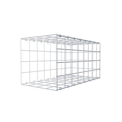 Gabião Tipo 2 80 cm x 40 cm x 40 cm (C x A x P), malhagem 10 cm x 10 cm, anel C