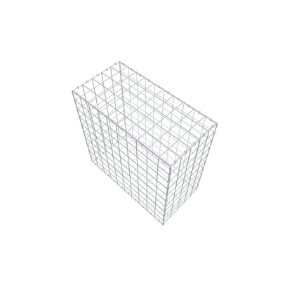 Gabião 100 cm x 100 cm x 50 cm (C x A x P), malhagem 10 cm x 10 cm, anel C