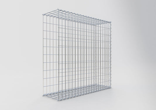 Grown-on gabion type 2 100 cm x 100 cm x 30 cm (L x H x D), mesh size 5 cm x 10 cm, spiral