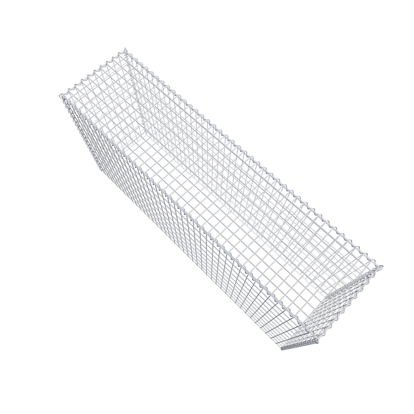 Gavión adicional tipo 3 200 cm x 100 cm x 50 cm (L x A x P), malla 5 cm x 10 cm, en espiral