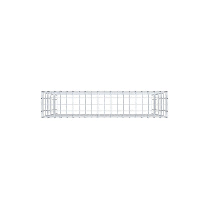 Anbaugabione Typ 3 100 cm x 100 cm x 20 cm (L x H x T), Maschenweite 5 cm x 10 cm, C-Ring
