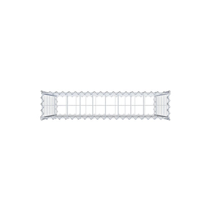 Gabião 100 cm x 90 cm x 20 cm (C x A x P), malhagem 10 cm x 10 cm, espiral