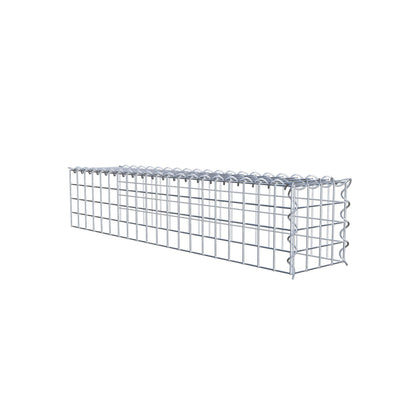 Gabião Tipo 4 100 cm x 20 cm x 20 cm (C x A x P), malhagem 5 cm x 5 cm, espiral