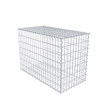 Gabião tipo 2 100 cm x 70 cm x 50 cm (C x A x P), malhagem 5 cm x 10 cm, espiral