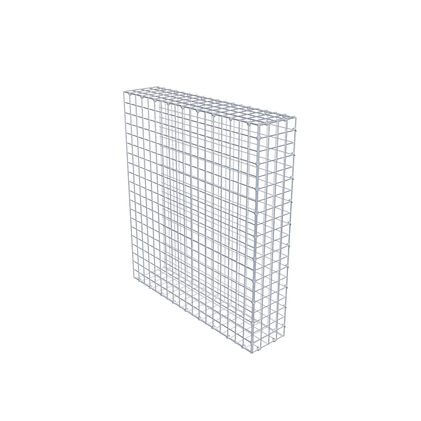 Gavión complementario de tipo 2 100 cm x 90 cm x 20 cm (L x A x P), malla 5 cm x 5 cm, anillo en C